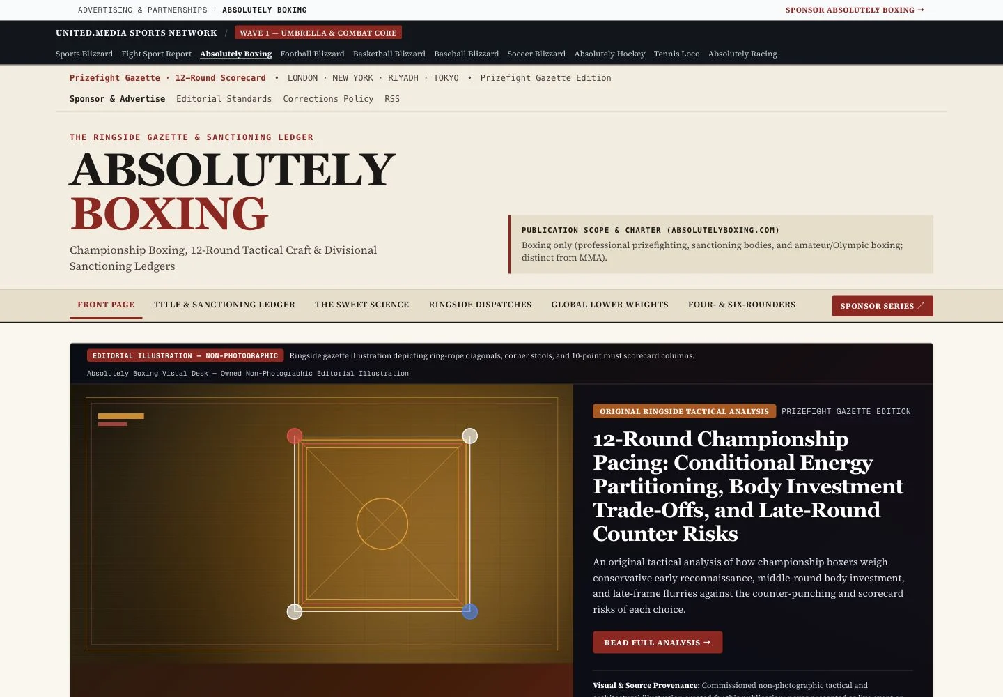 Absolutely Boxing website screenshot