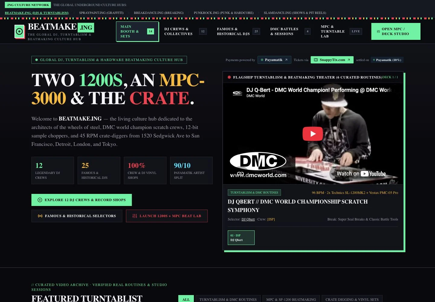 Beatmake.ing website screenshot
